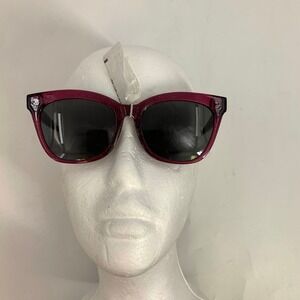 DIFF Eyewear Winston Purple Glitter Sunglasses‎ Women's Fashion DE01-0128-FUBBB